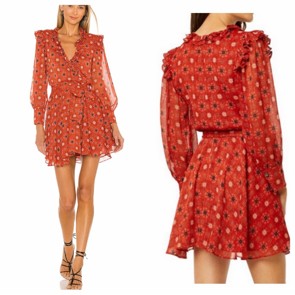 Misa Los Angeles Veruka Dress in Maravi Dots Size Small NWT